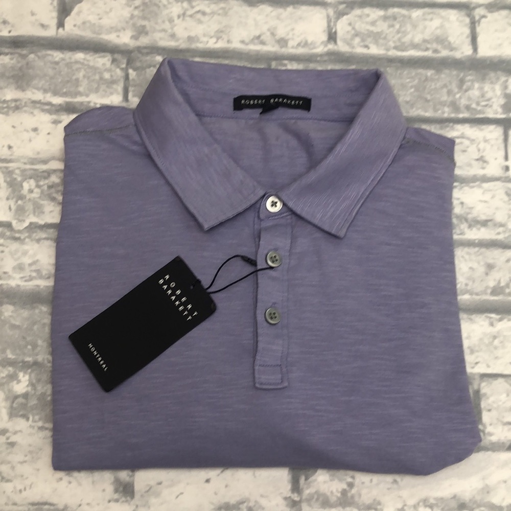 Robert Barakett Men’s Lavender Polo Shirt